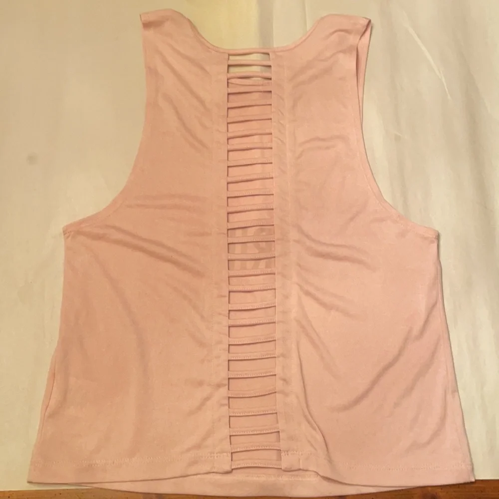 REDUCED PRICE Marilyn Marilyn Monroe pink tank with semi- see through back ❤️ - Picture 3 of 5
